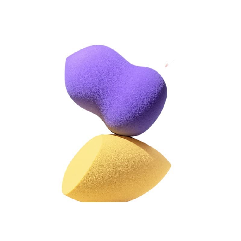 China Factory Pear Shape Makeup Sponge Latex Free Sponge Cosmetic Blush Blending Sponge Applicator