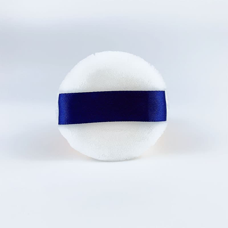 China Manufacturer Customized White Translucent Loose Facial Powder Puff for Loose Body Powder Face Setting Powder Puff