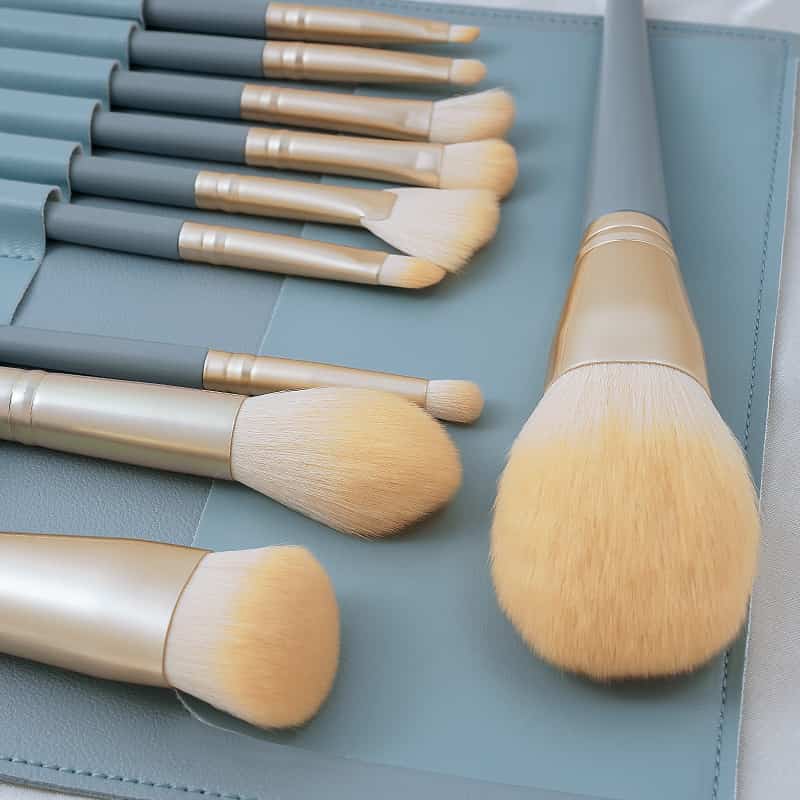 10pcs Private Label Premium Cosmetic Makeup Brush Set