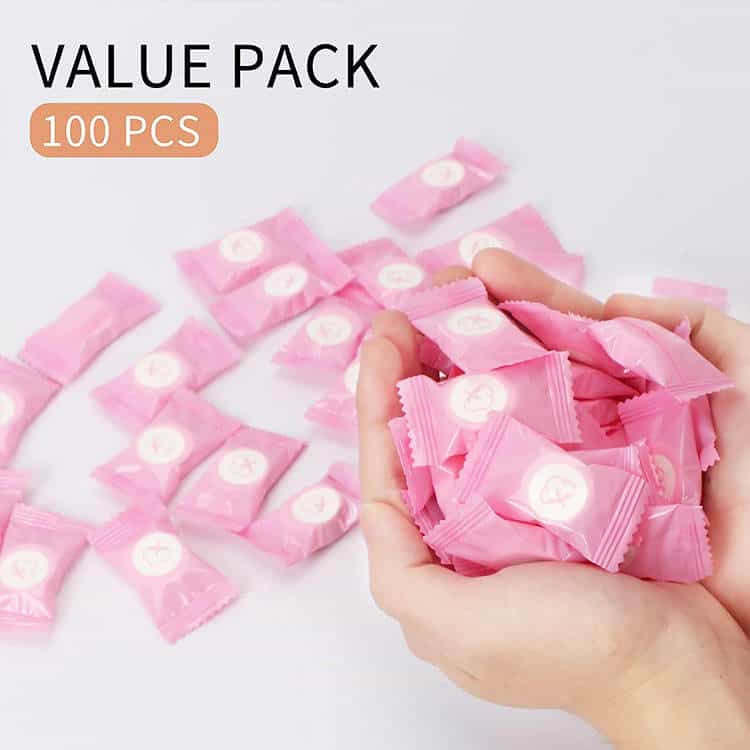 100Pieces Eco friendly Compressed Face Towel Capsule Compressed Towel