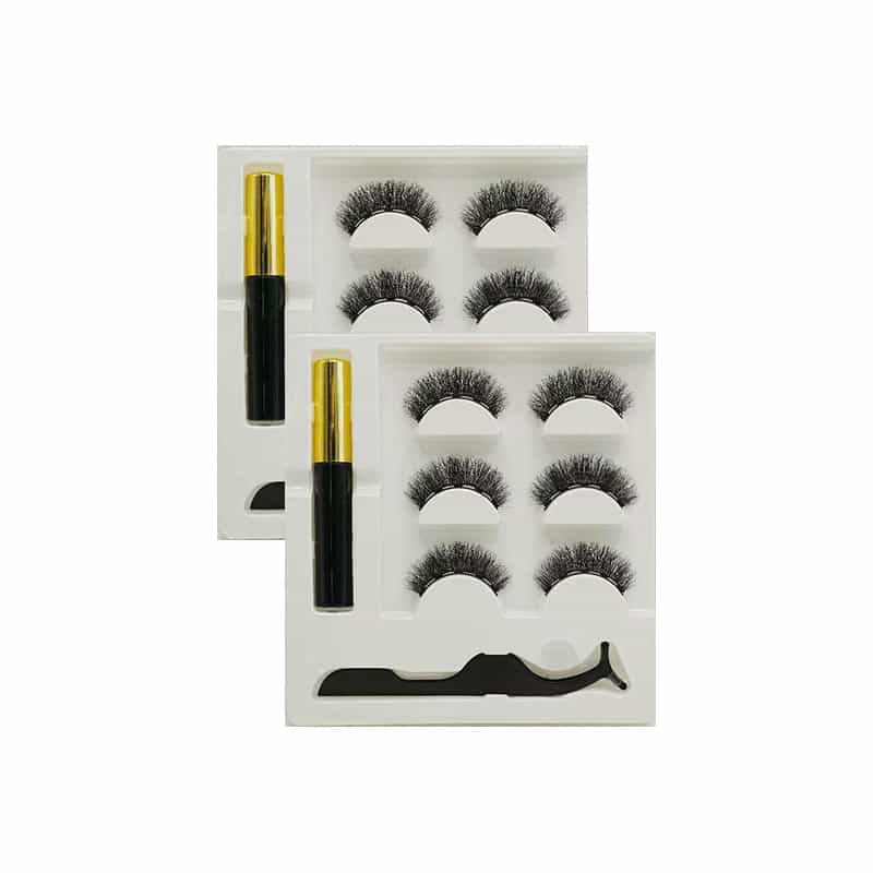 Customized High Quality Handmade Eyelash Magnetic Eyelashes Set