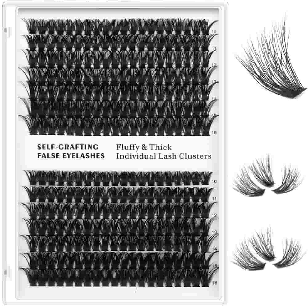 Diy Cluster Lashes Curl Segment Pre Cut Extension Kit Eyelashes DIY Cluster Lashes