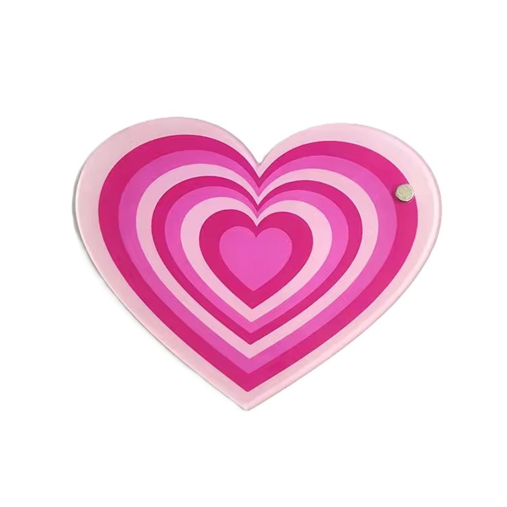 Wholesale Custom Acrylic Cute Eyelash Extension Tweezers Plate Pad Beauty Tool Lashes Pallet Magnetic Nude Pink Bow Lash Tiles