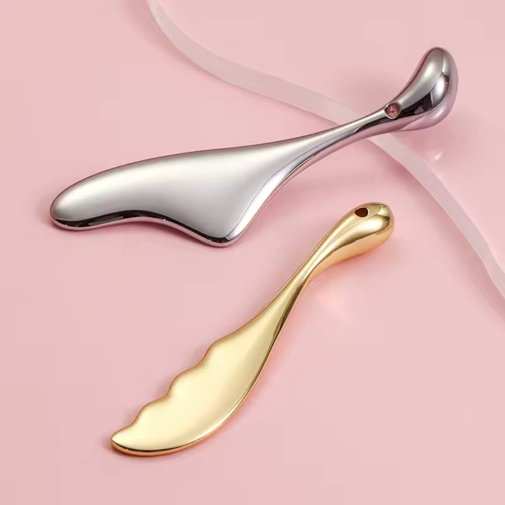 Mini Manual Gua Sha Board Face Lifting and Body Cellulite Massager Roller HandFacial Massage Stick