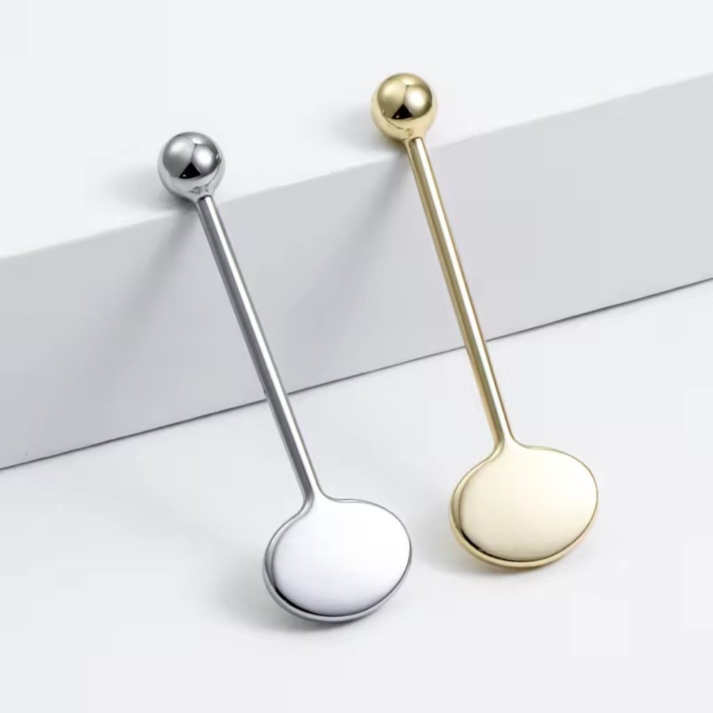 Custom Mini Flat Flat Scraper Spoon Customizable Face Mask Brush for Cream Mixing for Cosmetic Makeup Skincare Facial Spatula