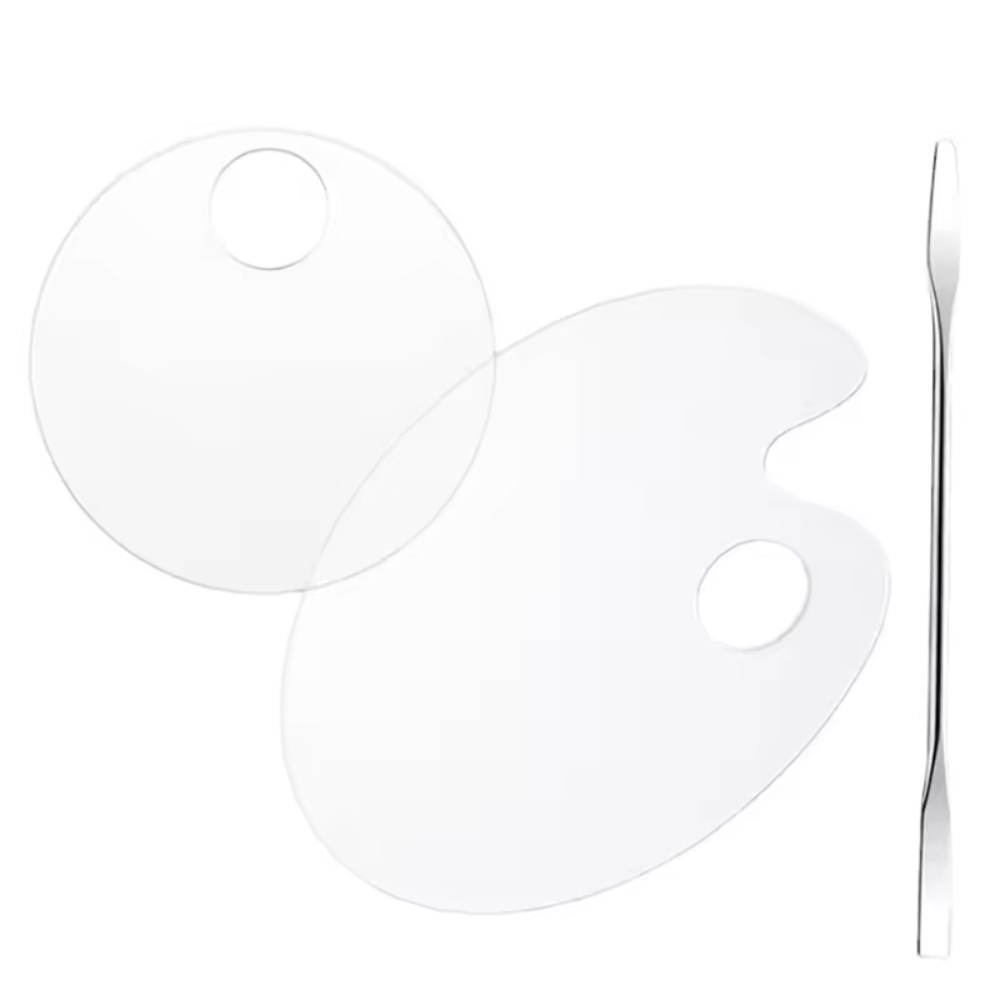 New Acrylic Stick Foundation Liquid Palette Tool for Nail Art Set Eyeshadow Makeup Mixing Palette