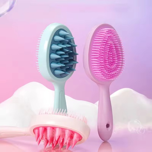 2025 New Style Factory Wholesale Double-Sided Massage Comb Dual-Purpose (Wet & Dry) Shampoo Hair Brush Household Hair Comb