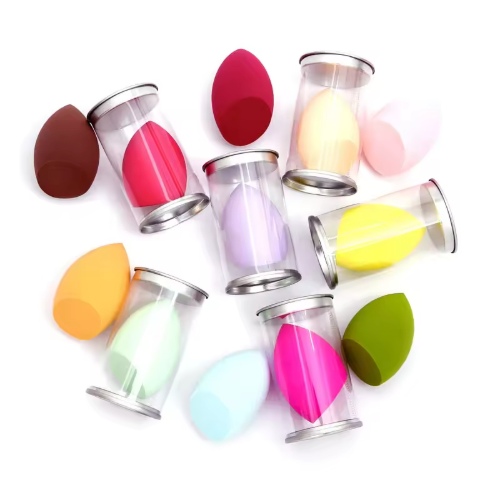Dual-Use Gourd-Shaped Makeup Sponge Wet & Dry Angled Teardrop Design for Smooth Application Soaked Natural Look-Wholesale