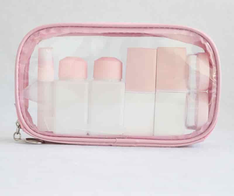 High Quality Plastic Skin Care Packaging Cosmetics Lotion Toner Bottle Travel Kit .jpg