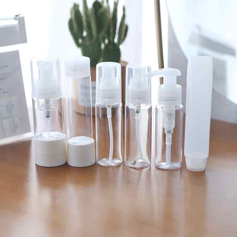 Plastic Foam Bottle Soft Tube Airless Pump Bottle Set.jpg