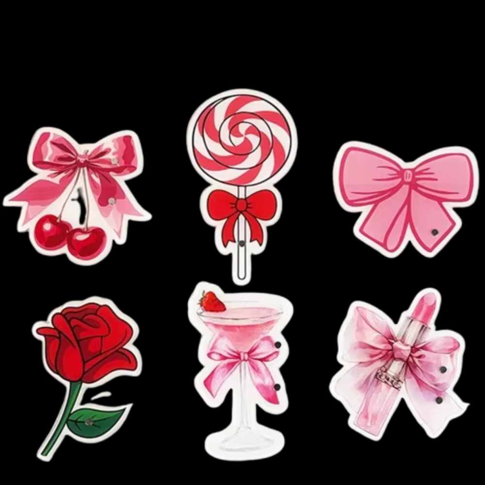 Wholesale Custom Acrylic Cute Eyelash Extension Tweezers Plate Pad Beauty Tool Lashes Pallet Magnetic Nude Pink Bow Lash Tiles_5.jpg