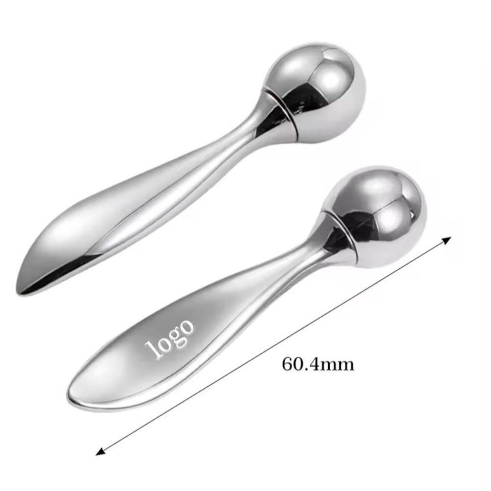 Personal Label Mini Gold Face Cream Applicator Small Metal Cosmetic Spoon Zinc Alloy Cosmetic Spatula for Skin Care.jpg