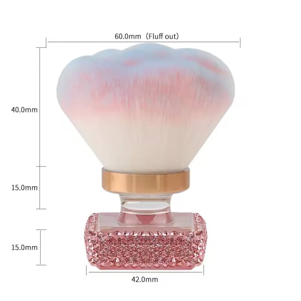 1756779297791068.jpg Wholesale Single Pink High Quality Rhinestone Soft Powder Brushes Nail Dust Brush Synthetic Hair Luxury Makeup Brush_4.jpg