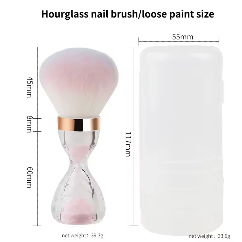 1756782259257623.jpg New Hot Bling Hourglass Practical Nail Dust Brush Single Luxury Powder Brush Custom Makeup Brushes with Box_6.jpg