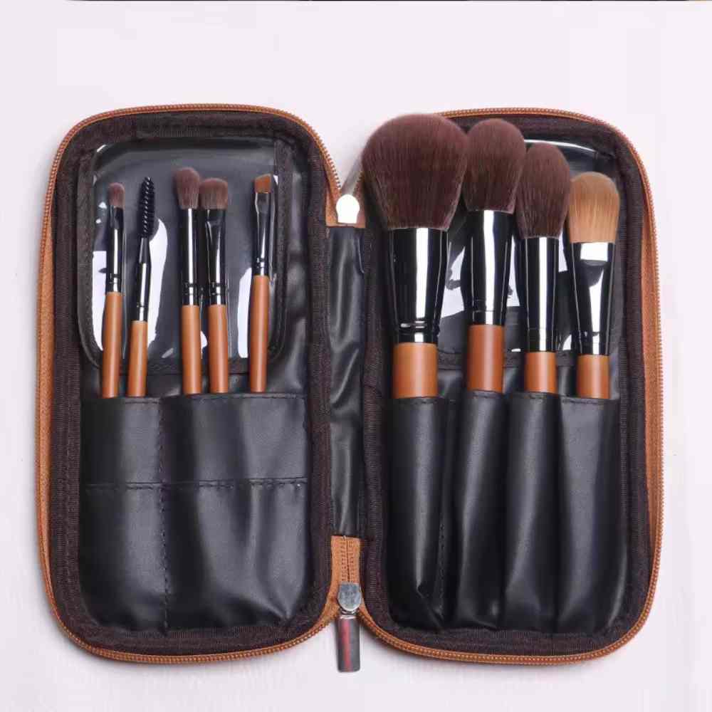 9pcs High Quality Spot Wholesale Synthetic Hair Makeup Brushes Wooden Handle Cosmetic Brushes Makeup Brush Set_2.jpg