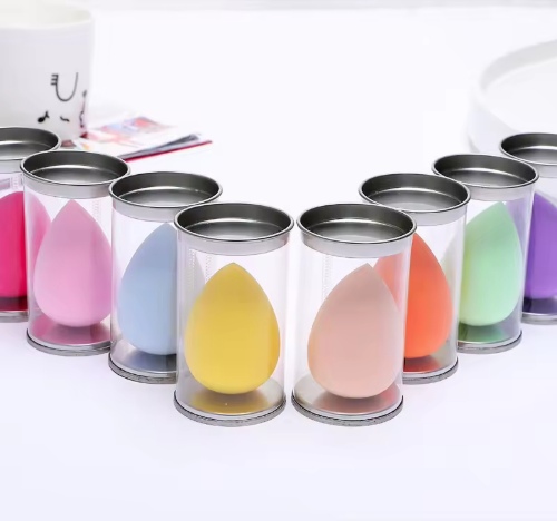 Dual-Use Gourd-Shaped Makeup Sponge Wet & Dry Angled Teardrop Design for Smooth Application Soaked Natural Look-Wholesale_3.jpg