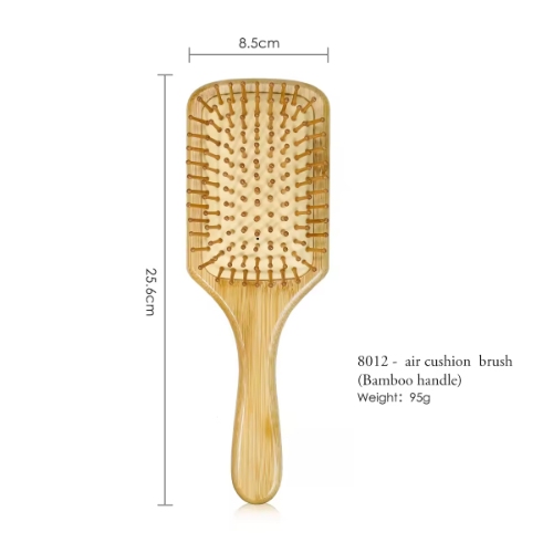 Wholesale Supplier Disposable Detangler SPA Hair Long Handle Tail Pick Mirrored Kit Wooden Bamboo Airbag Comb for Women.jpg